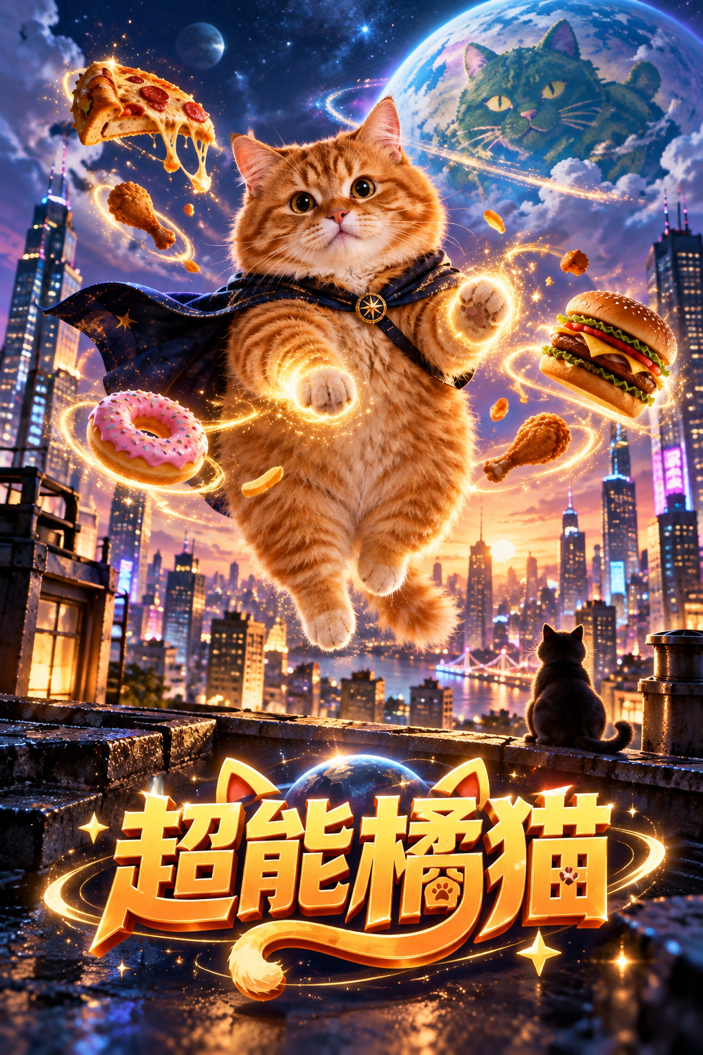 超能橘猫